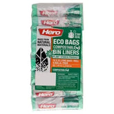 Hero Eco Bags Compostable Caddy Liners - 8 Rolls/Pack  Adomoo